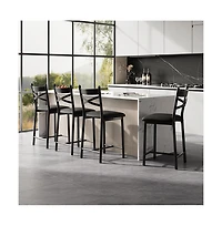 homfan Set of 4 Counter Height Bar Stools