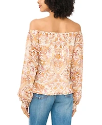 Vince Camuto Women's Off-The-Shoulder Long-Sleeve Blouse