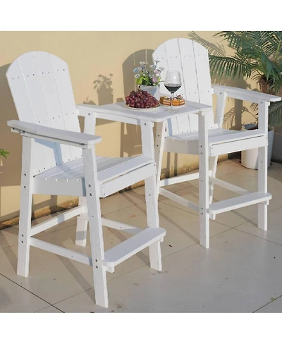 Streamdale Furniture Outdoor Hips Bar Chair Set for Patio and Casual Gatherings