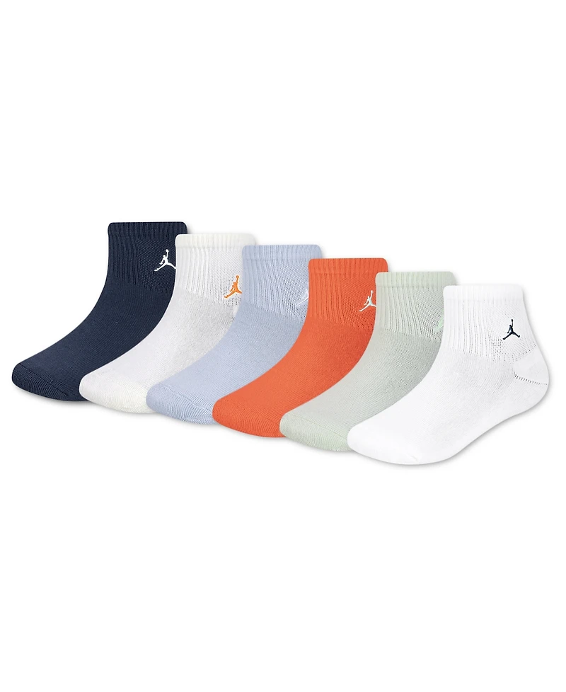 Jordan Boys 7-11 Ankle Socks, 6-Pack