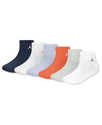 Jordan Boys 7-11 Ankle Socks, 6-Pack