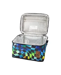 Deux par Deux Little Boy Checkered Adventure Functional Lunch Box