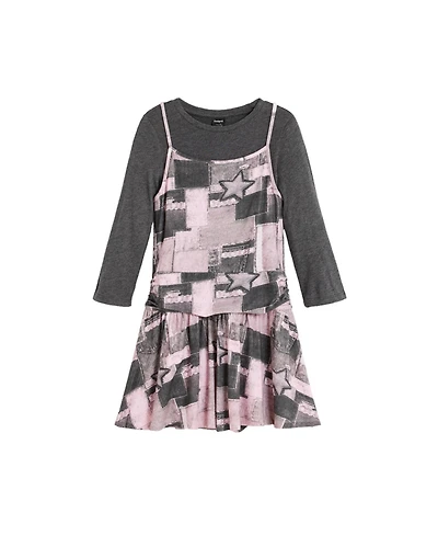 Desigual Girls's 2-in-1 printed dress