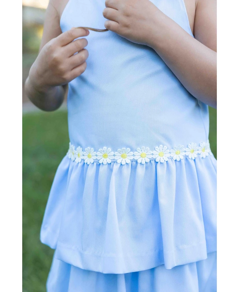 Florence Eiseman Big Girls Pique Dress with Daisies