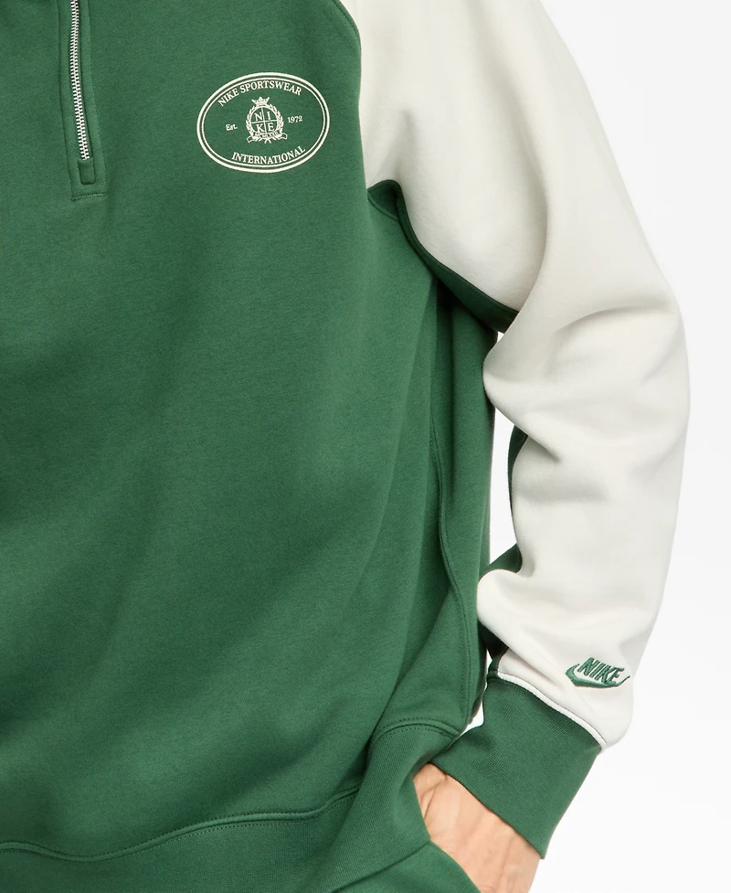 Nike Men's Sportswear Club Half-Zip Fleece Top