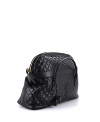 Pre-Owned Saint Laurent Es Giant Travel Bag Quilted Leather