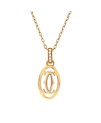 Pre-Owned Cartier Logo Double C Pendant Necklace