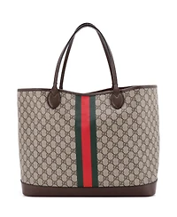 Pre-Owned Gucci Large Ophidia Open Shopping Tote Gg Coated Canvas