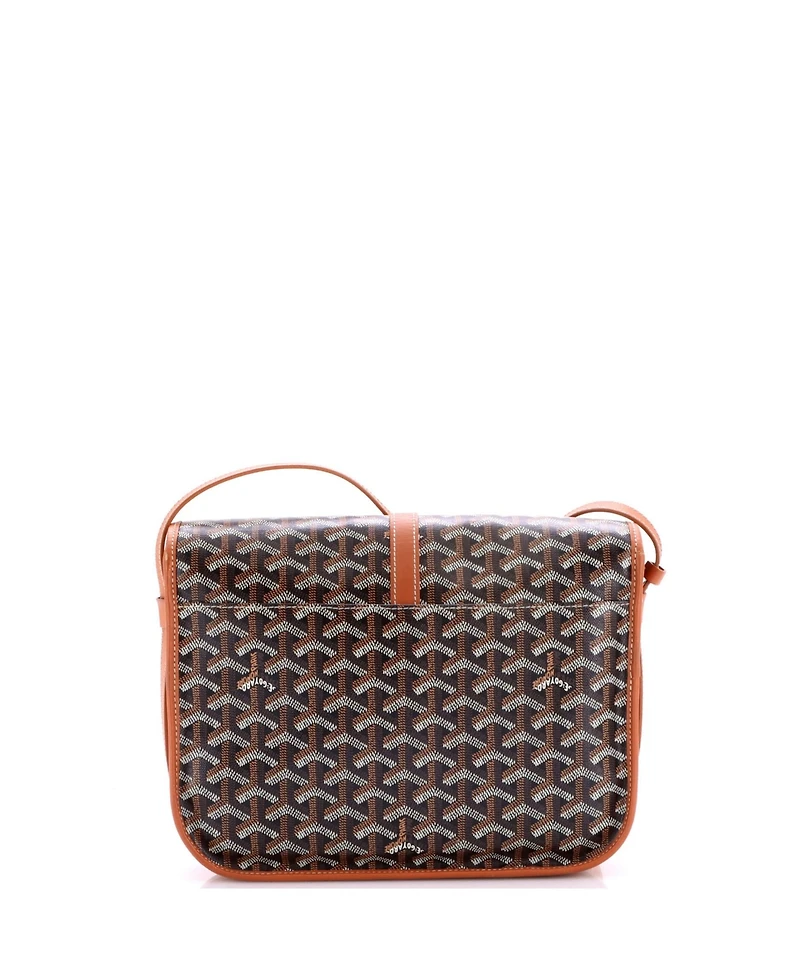 Pre-Owned Goyard Mm Belvedere Ii Messenger Bag Coated Canvas
