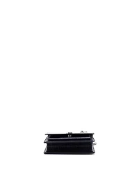 Pre-Owned Saint Laurent Sunset Chain Wallet Embossed Leather