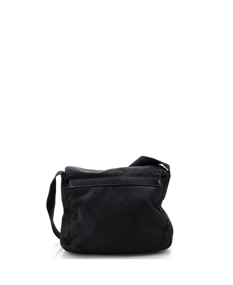 Pre-Owned Prada Small Buckle Messenger Bag Tessuto