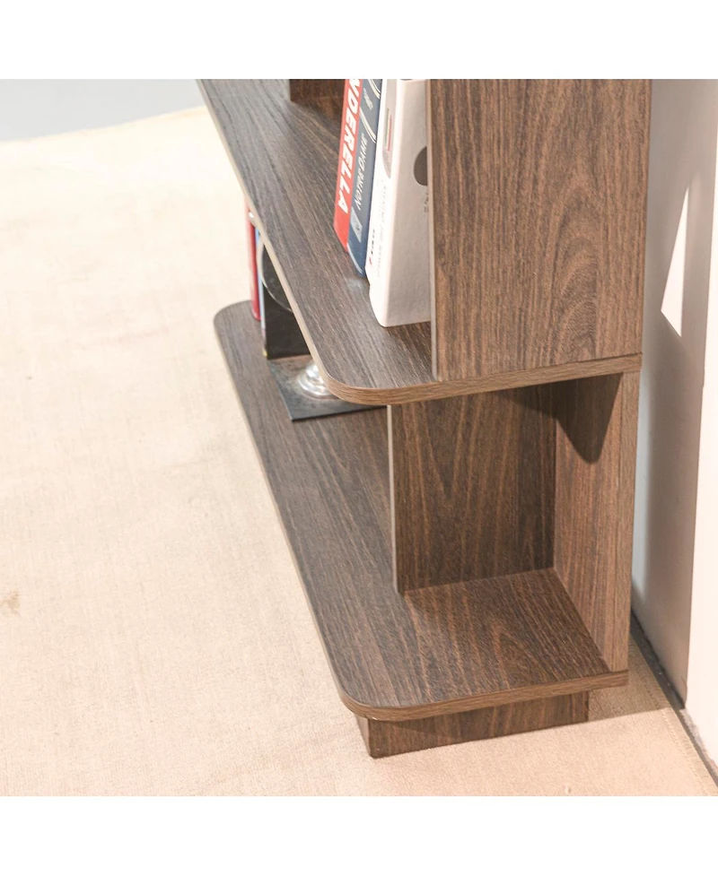 Streamdale Furniture Tier Open Bookshelf Mdf Display Shelving