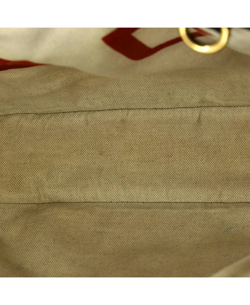 Pre-Owned Gucci Tall Convertible Soft Open Tote Printed Gg Coated Canvas