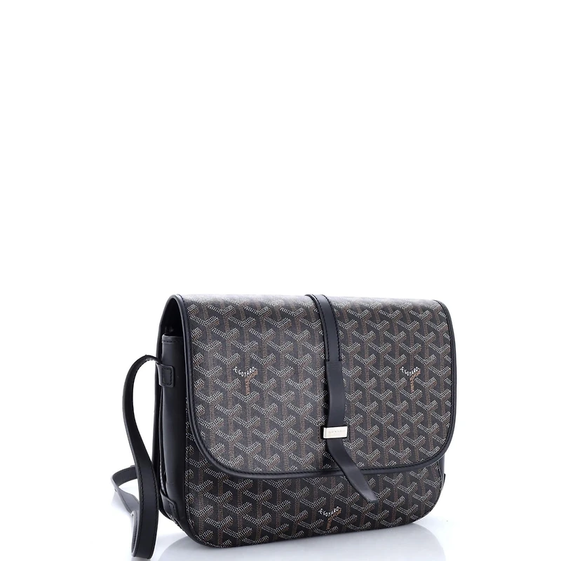 Pre-Owned Goyard Mm Belvedere Ii Messenger Bag Coated Canvas