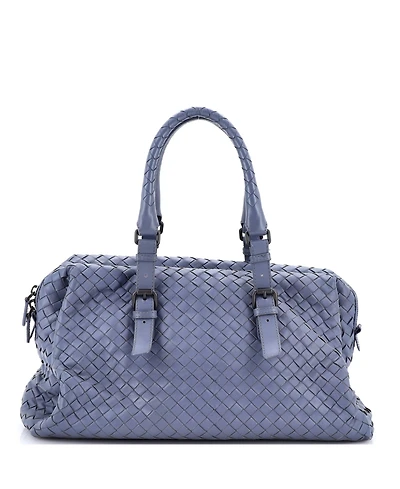 Pre-Owned Bottega Veneta Medium Montaigne Handle Bag Intrecciato Nappa
