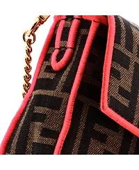 Pre-Owned Fendi Mini Baguette Nm Bag Zucca Canvas