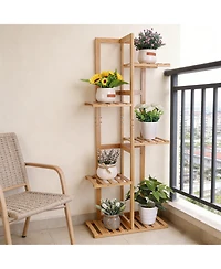 Unho Indoor Plant Shelf for Outdoor Plant Pot Stand for Home, Balcony, Terrace, Garden, Office, Coffee Shop