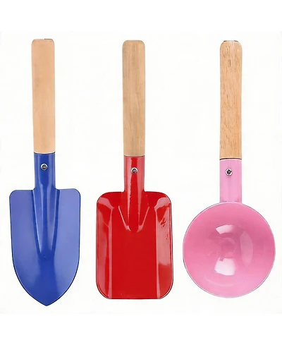 Gnuadz 6-piece Metal Garden Tools Wooden Handle Sand Set