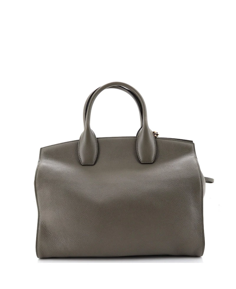 Pre-Owned Salvatore Ferragamo Medium Studio Satchel Leather