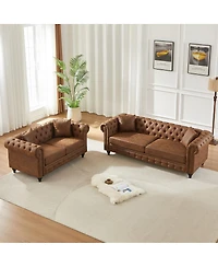 Streamdale Furniture Modern Combo Sofa with Wood Frame and Feet