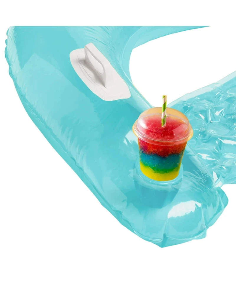 Gnuadz 2 Pack Inflatable Pool Chair Float Adult Drink Holder Lounger