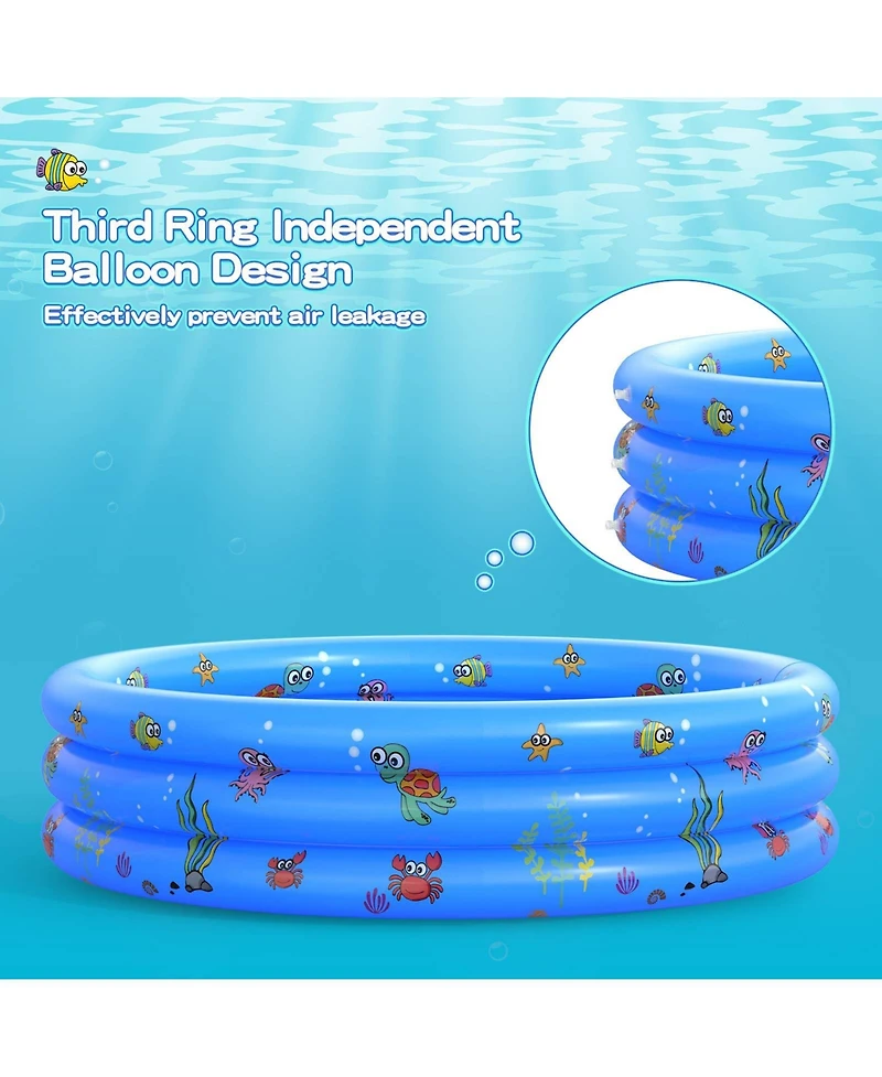 Gnuadz Inflatable Swimming Pool Kids Water Play Center