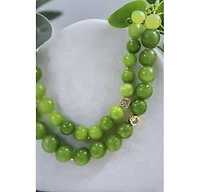 Classicharms Olivia Peridot Bead Choker Necklace