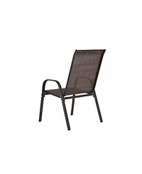 Streamdale Furniture 6piece Patio Chairs with Armrest and High Backrest.
