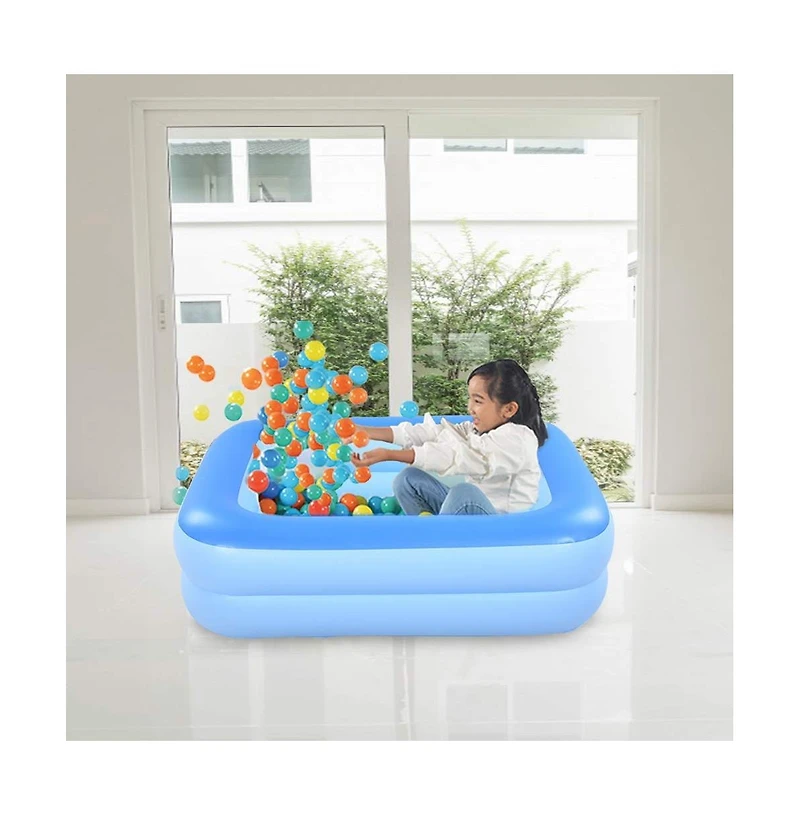 Gnuadz Inflatable Kiddie Pool Soft Floor Summer Fun Bathtub