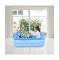 Gnuadz Inflatable Kiddie Pool Soft Floor Summer Fun Bathtub
