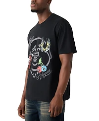 True Religion Men's Buddha Face Logo Short-Sleeve T-Shirt