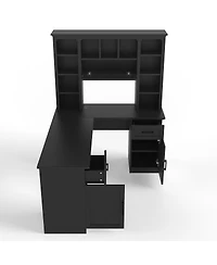 Streamdale Furniture L-Shaped Desk with Storage