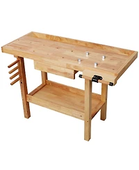 Streamdale Furniture 48 inches Wood Workbench, Heavy Duty, 330-Pound Capacity