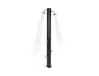 Lucky One 9.3 Gallon Solar Heated Outdoor Shower with Dual Shower Heads