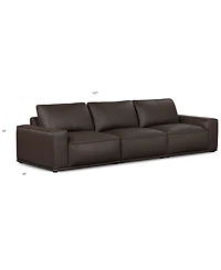 Paitlyn 3-Piece Leather Sofa
