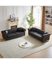 Streamdale Furniture Modern Combo Sofa with Wood Frame and Feet