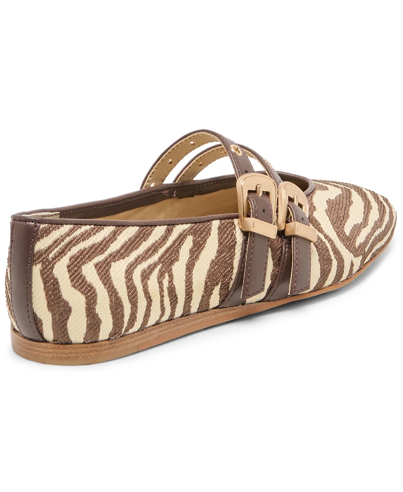 Dolce Vita Women's Baylee Grommet Double Strap Mary Jane Flats