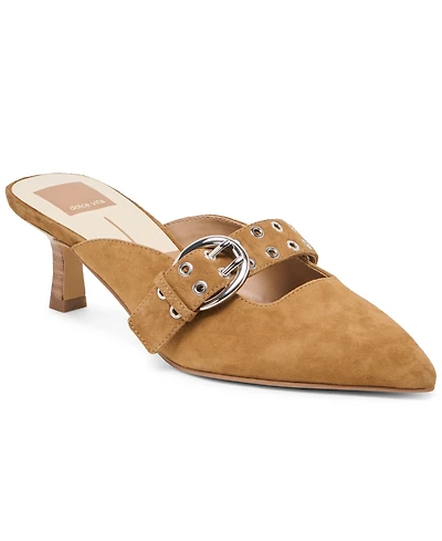 Dolce Vita Women's Cyrah Buckled Kitten Heel Mules