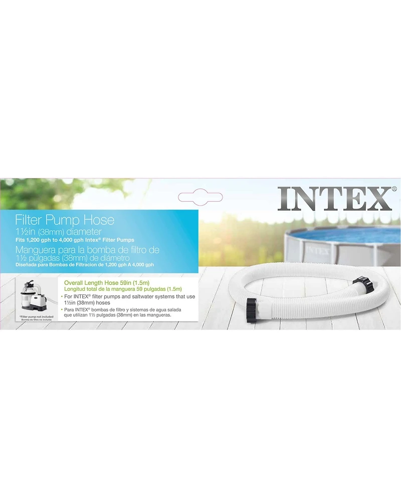 Intex 29060E Diameter Accessory Pool 1,500 Gph Pump Replacement 59inch Hose