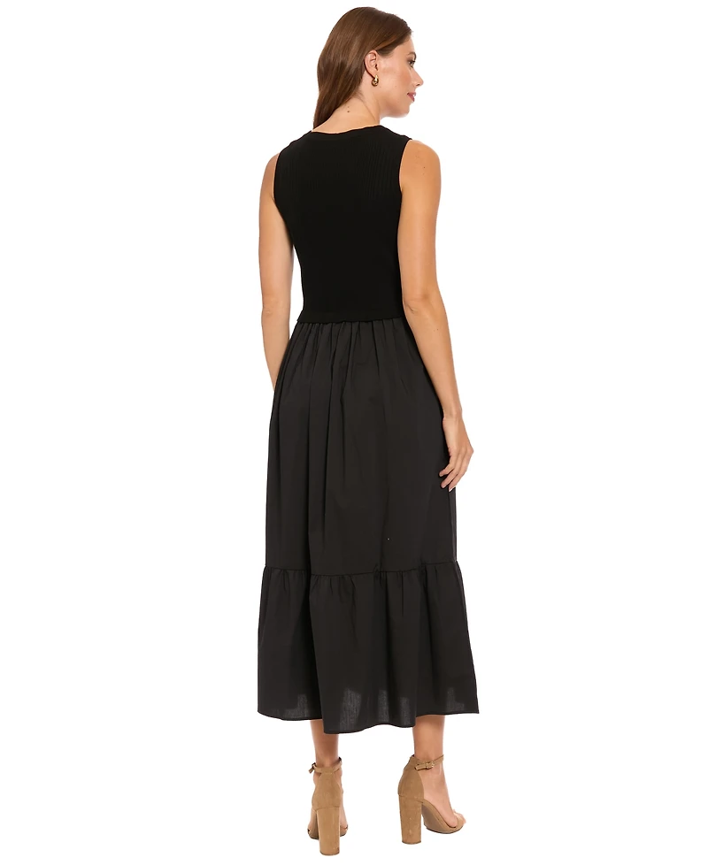 London Times Women's Crewneck Dress