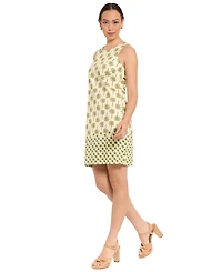 London Times Women's Boat Neck Dress