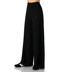 Ivonne Women's Ribbed Wide-Leg Culotte Pants