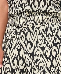 Vince Camuto V Neck Sleeveless Flowy Shell Top Mid Rise Cropped Wide Leg Pants