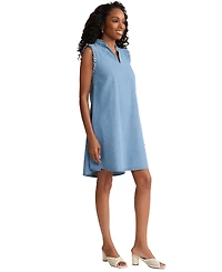 Jones New York Women's Sleeveless V-Neck Trapeze Dress