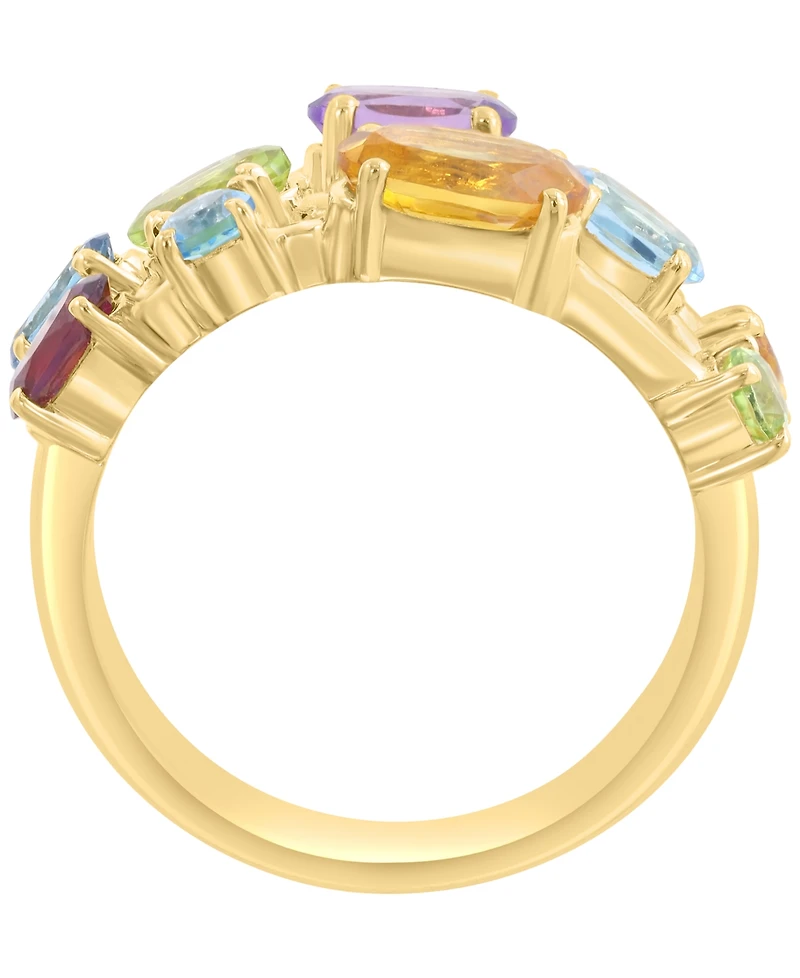 Effy Collection Multi-Gemstone Ring (2-1/2 ct. t.w.) in 14k Gold-Plated Sterling Silver