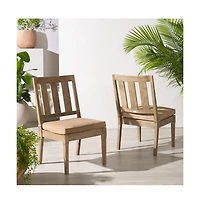 Augusta Home Dominica Outdoor Dining Chair (Set of 2)