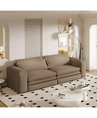 Streamdale Furniture 93" King Size Sleeper Sofa Bed, Pull Out Sofa, 3-in-1 Convertible Chaise Lounge Couch