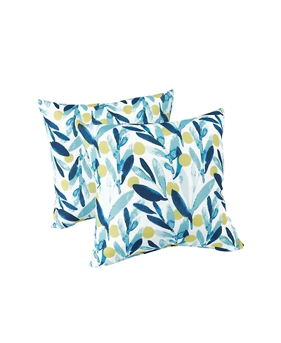Mondawe 2-Piece Outdoor Pillow Set with Inserts, 18 x