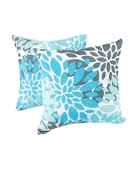 Mondawe 2-Piece Outdoor Pillow Set with Inserts, 18 x