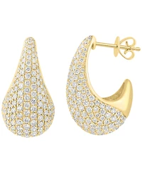 Effy Collection Diamond (4-1/5 ct. t.w.) Earrings in 14k Yellow Gold